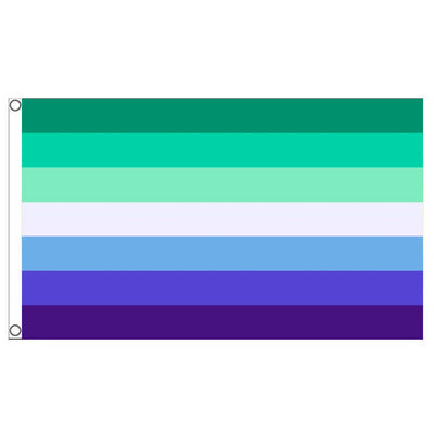 Gay Male / MLM (Men Loving Men) Flag (5ft x 3ft Premium)