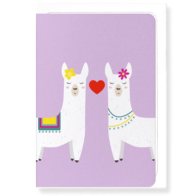 Mrs & Mrs LLamour - Lesbian Wedding Card