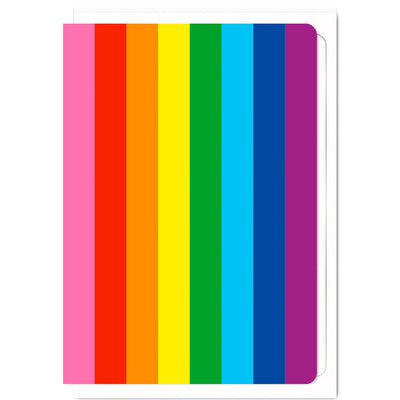 Gilbert Baker Rainbow Pride Flag - Greetings Card