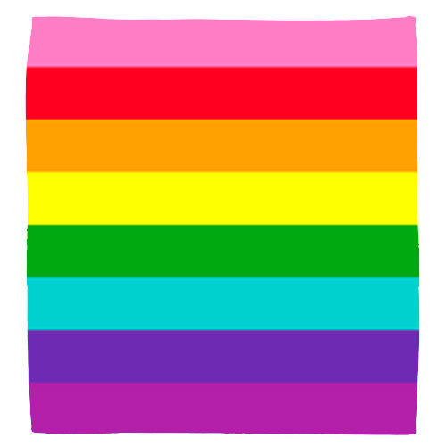 1978 Original Gay Pride Rainbow Flag Bandana