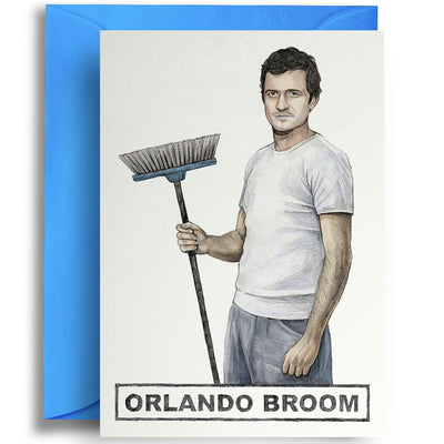 Orlando Broom - Greetings Card
