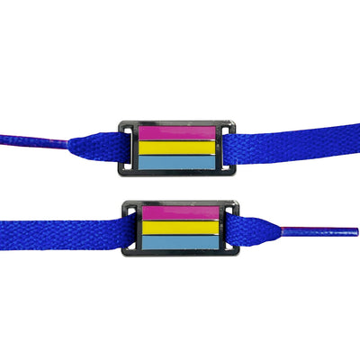 Shoelace Tags - Pansexual Flag