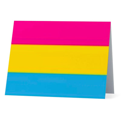 Flag Card Pansexual Pride Flag - Greetings Card