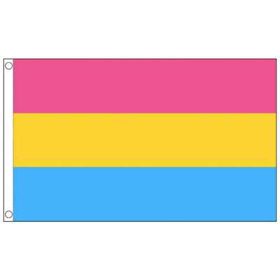 Pansexual Pride Flag (3ft x 2ft Premium)