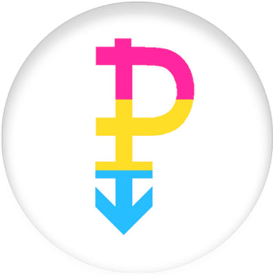 Pansexual Symbol Small Pin Badge
