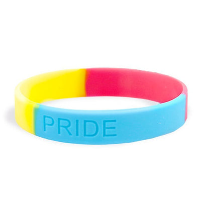 Pansexual Pride Silicone Wristband