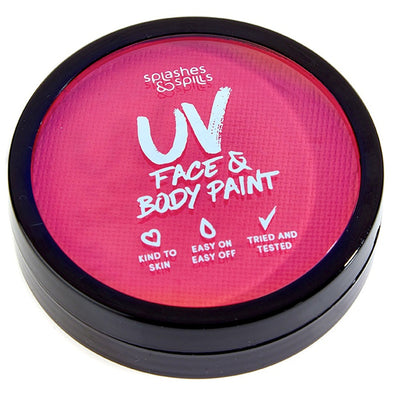 Splashes & Spills UV Face & Body Paint Cake - Pink