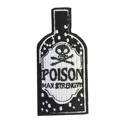 Poison Bottle Embroidered Iron-On Festival Patch