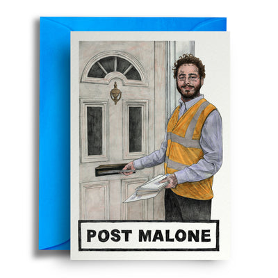 Post Malone - Greetings Card