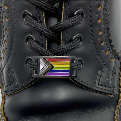 Shoelace Tags - Progress Pride Flag