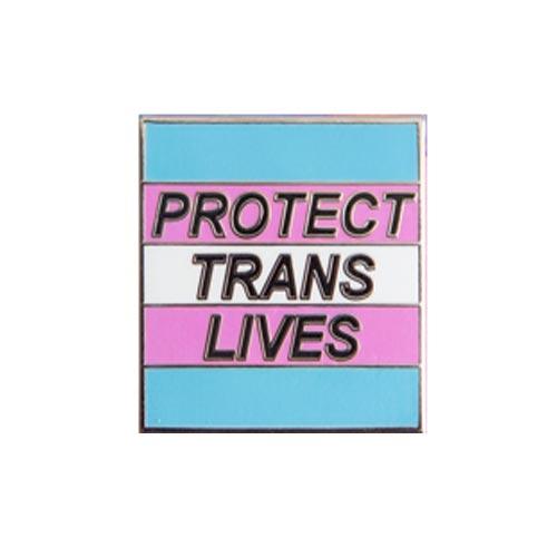 Protect Trans Lives Enamel Pin