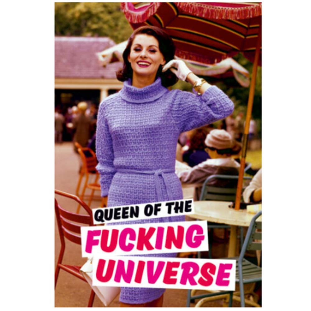 Queen Of The F*cking Universe Fridge Magnet