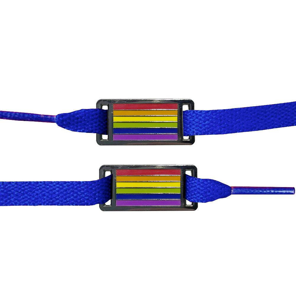 Shoelace Tags - Gay Pride Rainbow Flag