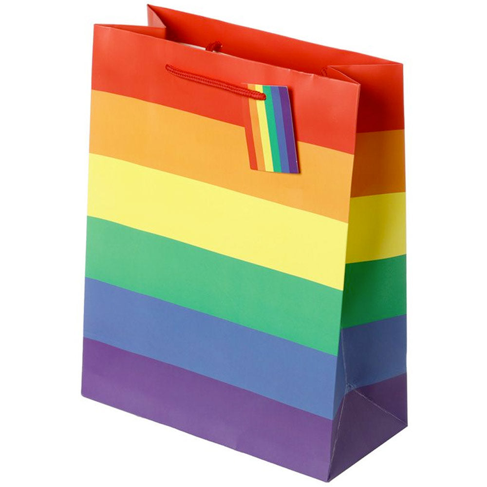 Gay Pride Rainbow Gift Bag - Large