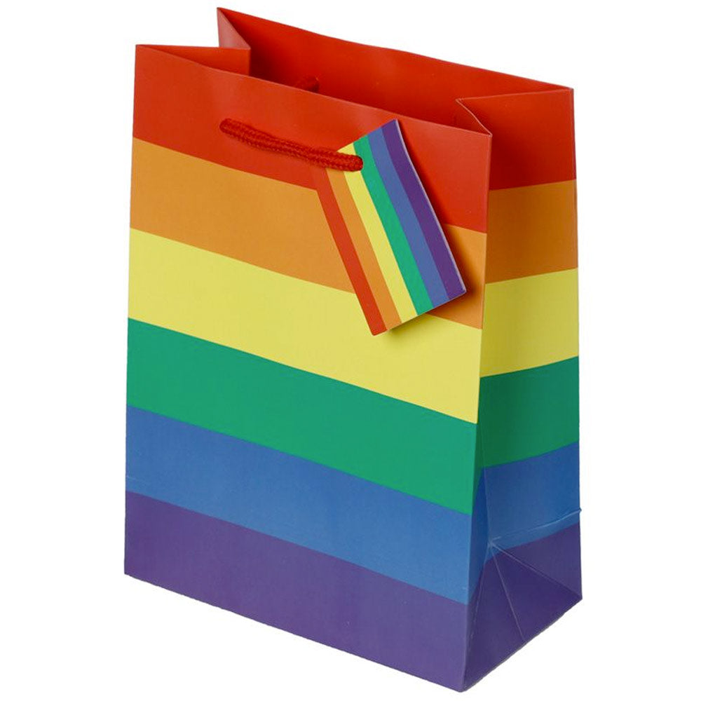 Gay Pride Rainbow Gift Bag - Medium