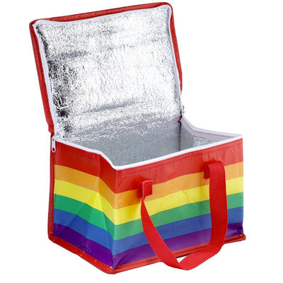 Gay Pride Rainbow Recycled Plastic Bottle RPET Picnic Cool Bag