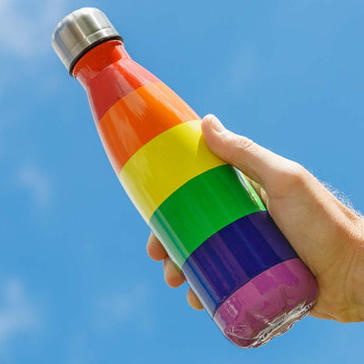 Gay Pride Rainbow Stainless Steel Vacuum Flask