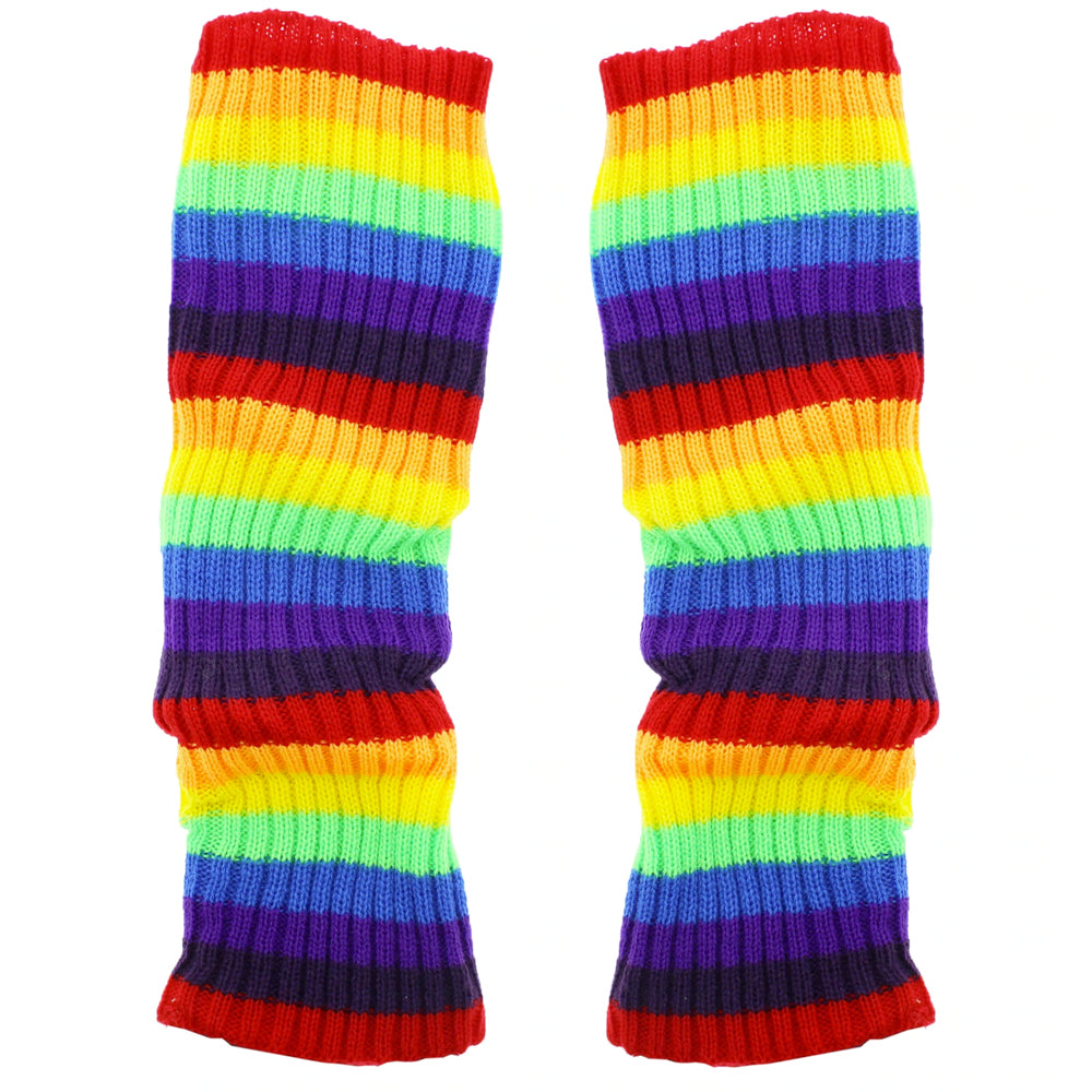 Gay Pride Rainbow Leg Warmers