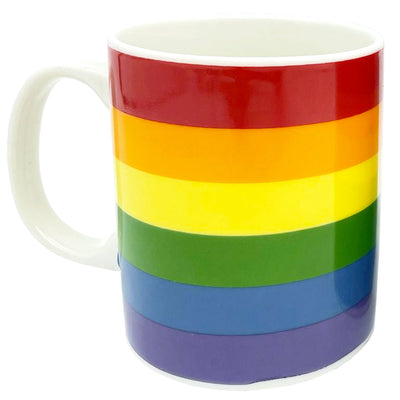 Gay Pride Rainbow Porcelain Mug