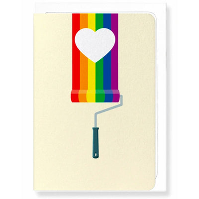 Rainbow Paint Roller (New Home) - Gay Greetings Card