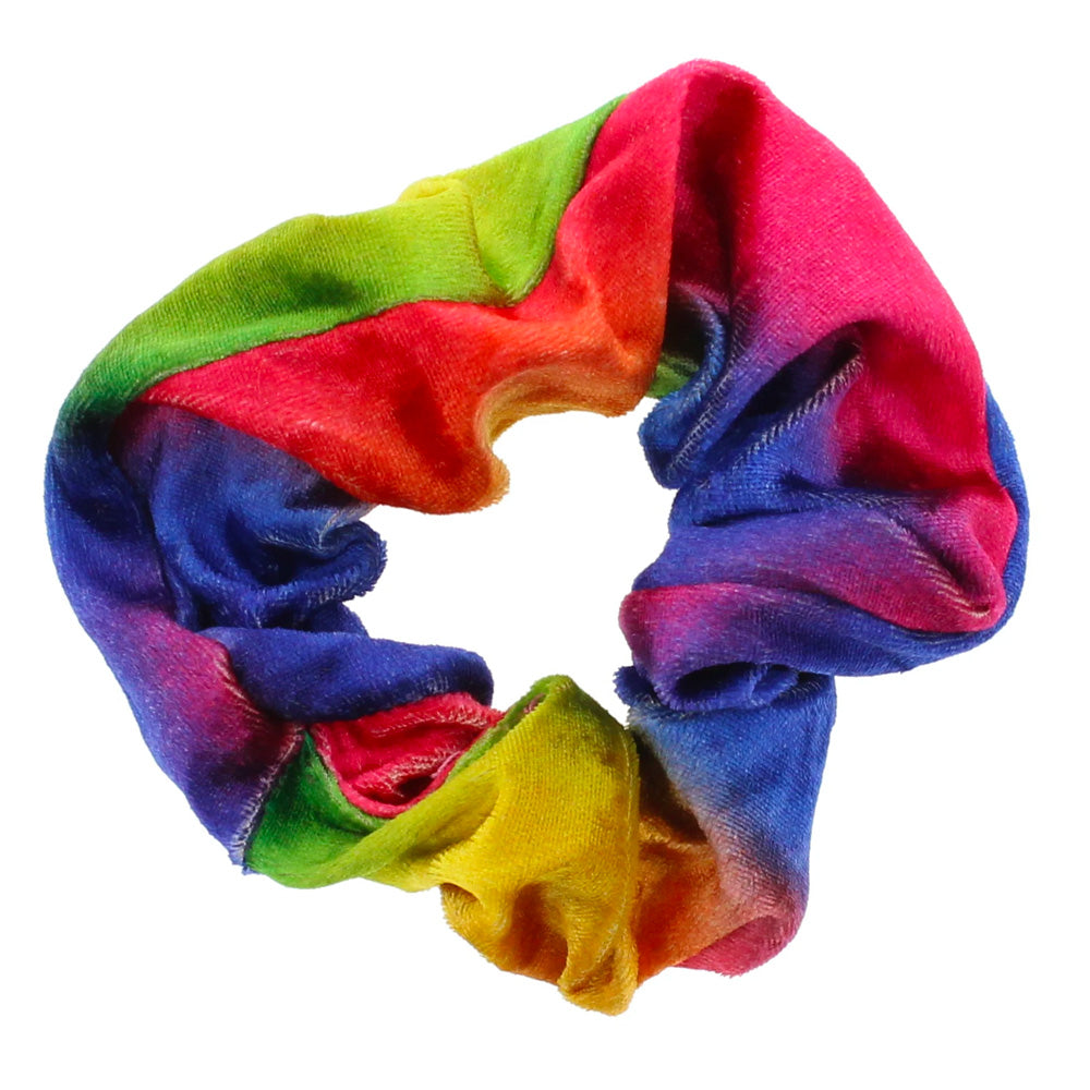 Gay Pride Rainbow Velvet Scrunchie