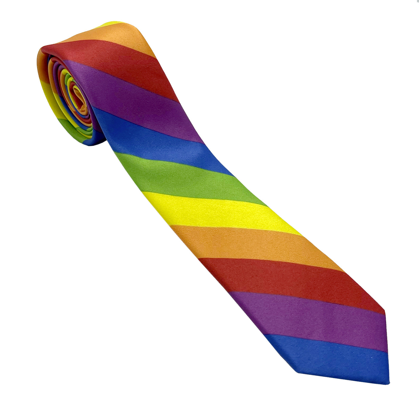 Prequal Handmade Skinny Tie - Gay Pride Rainbow