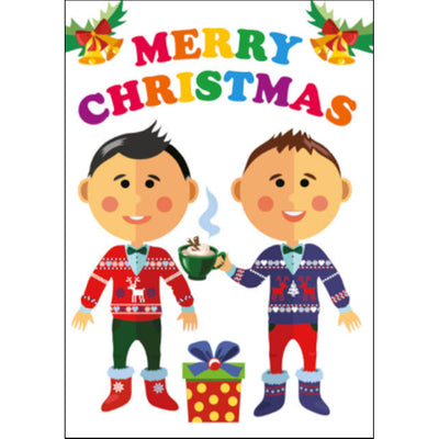 Cute Boys - Christmas Card
