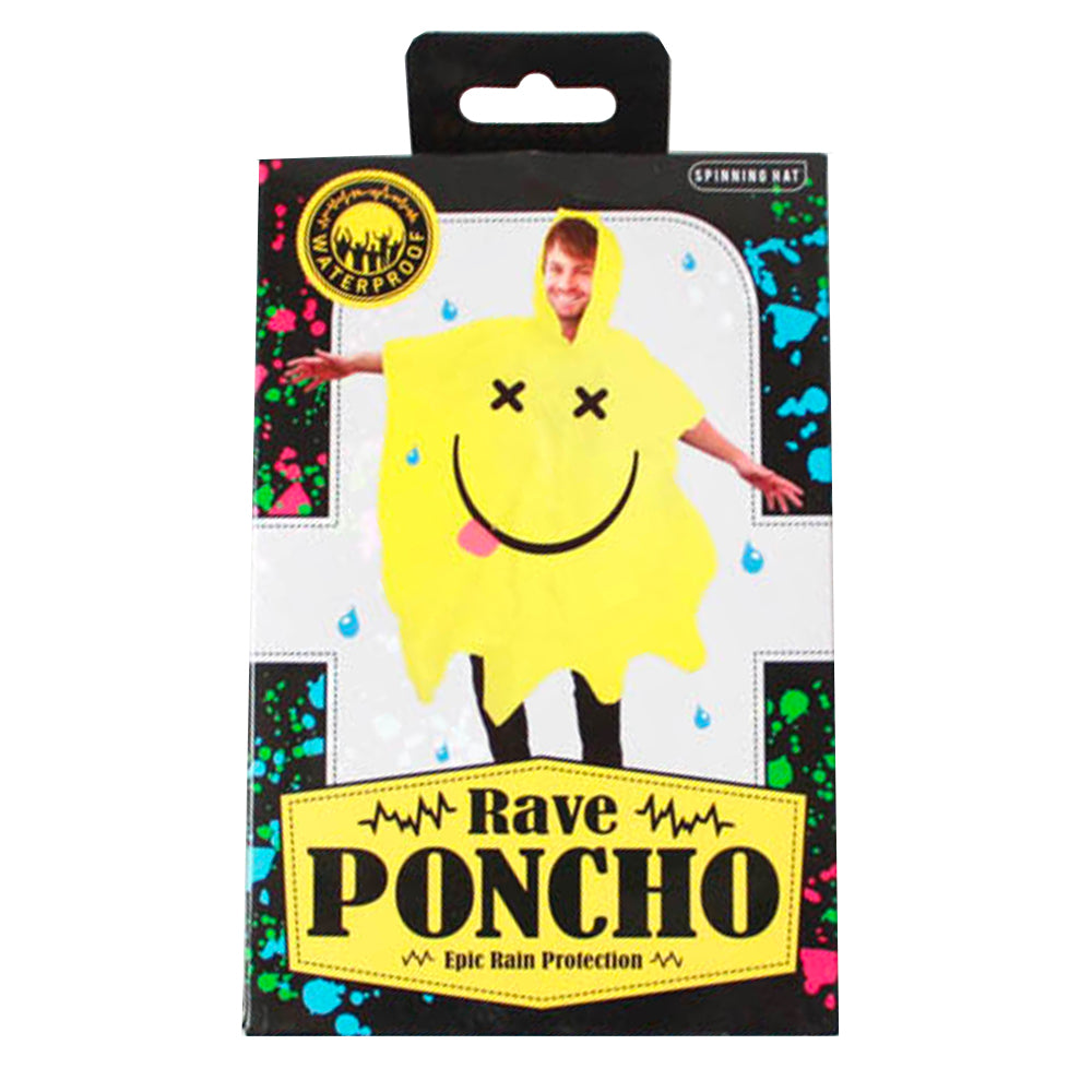 Festival Poncho - Rave Face