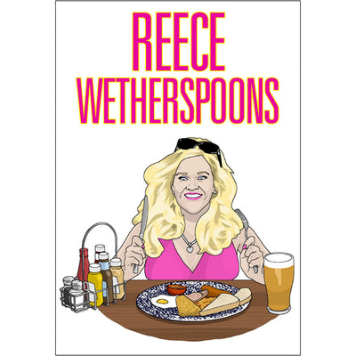 Reece Wetherspoons - Greetings Card