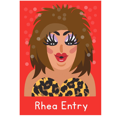 Life's A Drag - Rhea Entry Greetings Card