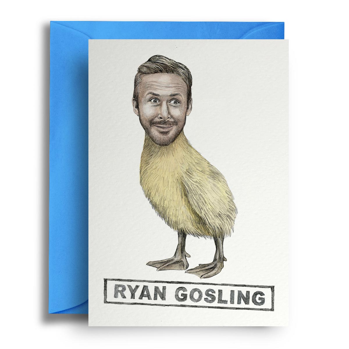 Ryan Gosling - Greetings Card