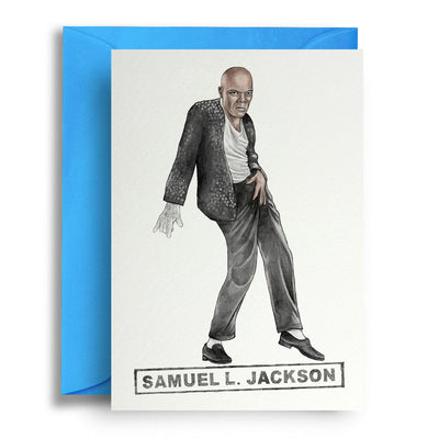 Samuel L Jackson - Greetings Card