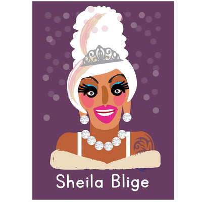 Life's A Drag - Sheila Blige Greetings Card