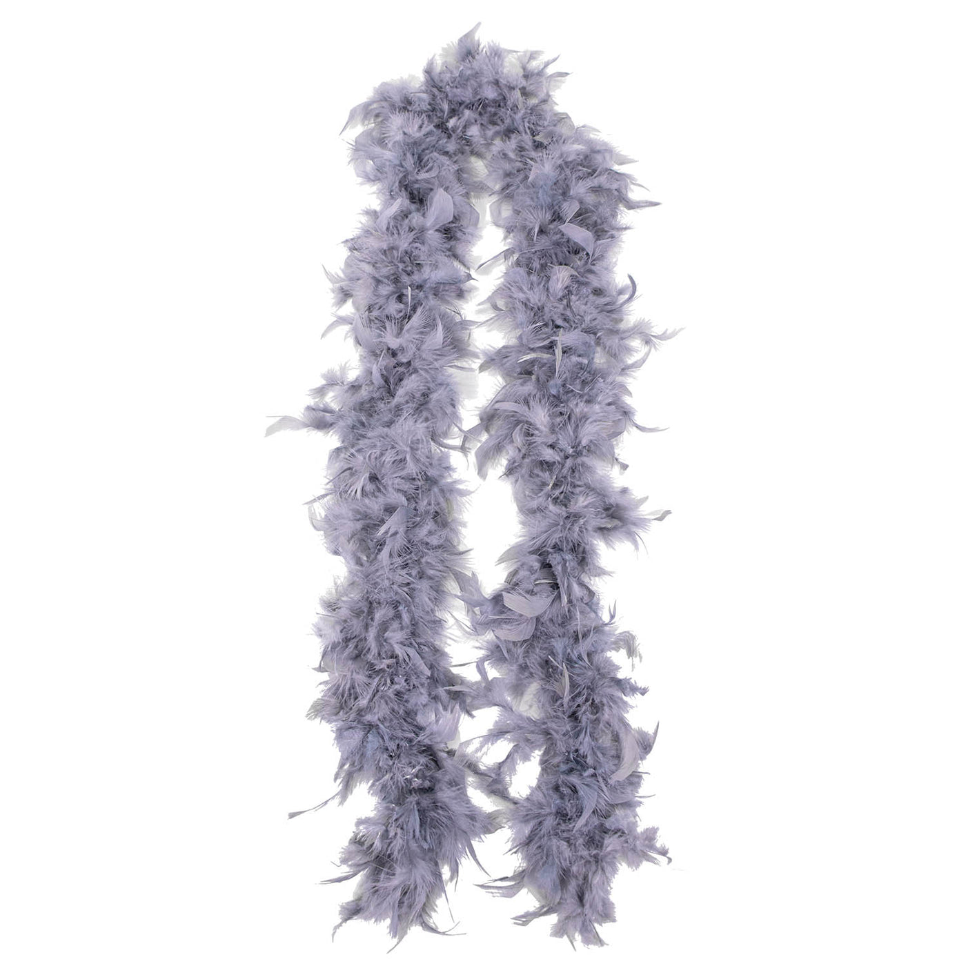 Deluxe Feather Boa - Silver