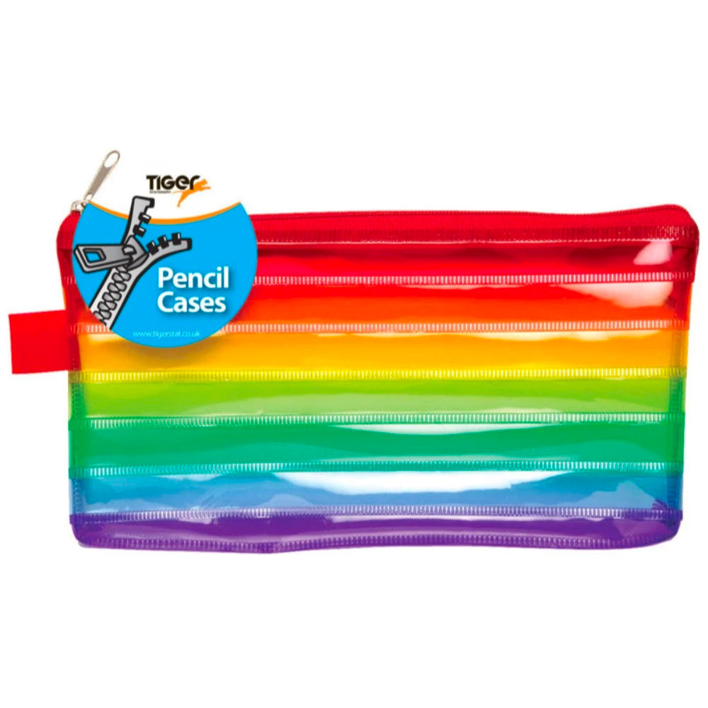 Gay Pride Rainbow Plastic Pencil Case