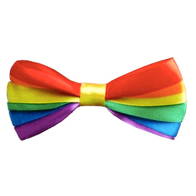 Smiffys Gay Pride Rainbow Adjustable Bowtie