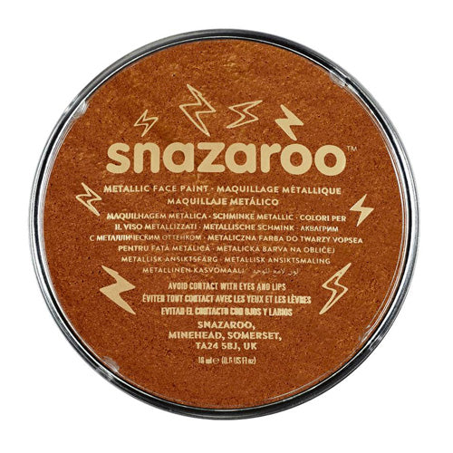 Snazaroo Face & Body Paint - Metallic Electric Copper