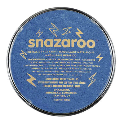 Snazaroo Face & Body Paint - Metallic Electric Blue