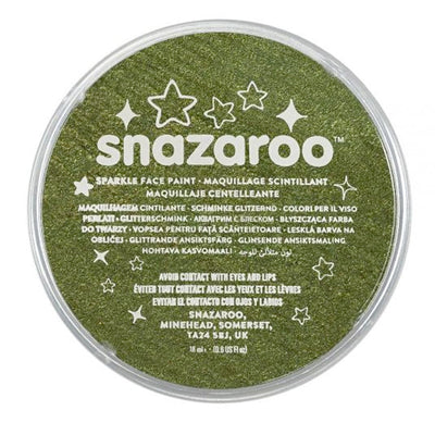 Snazaroo Face & Body Paint - Sparkle Green