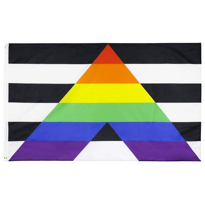 Straight Ally Flag (5ft x 3ft Premium)