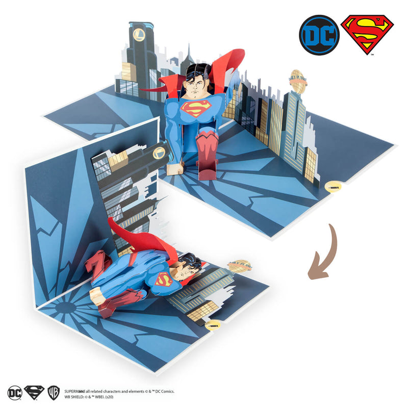 Superman Pop Up Card - Greetings Card
