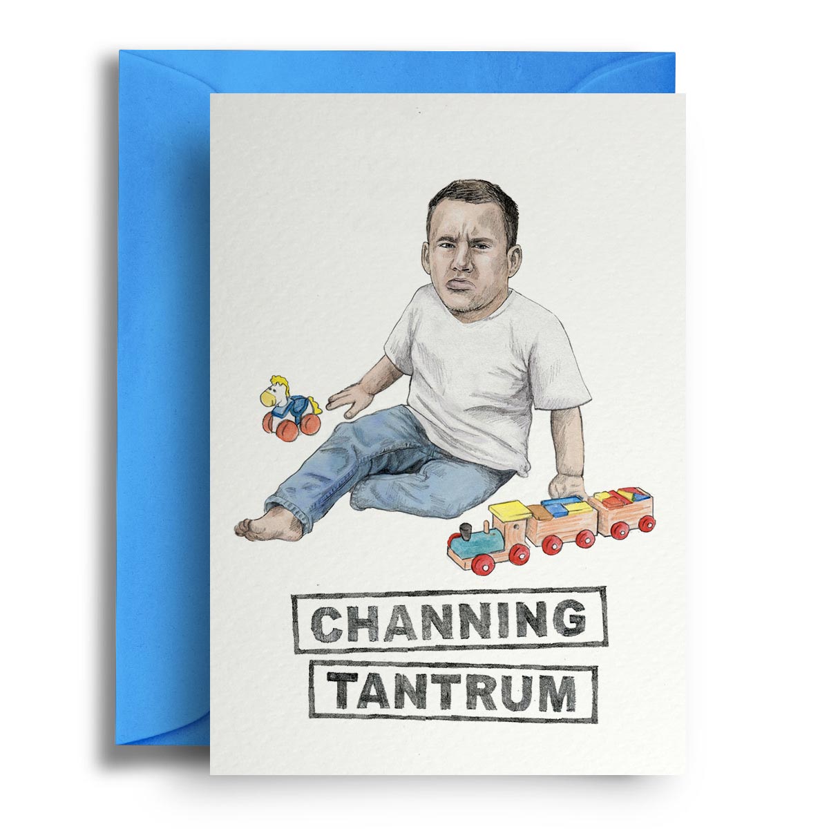 Channing Tantrum - Greetings Card