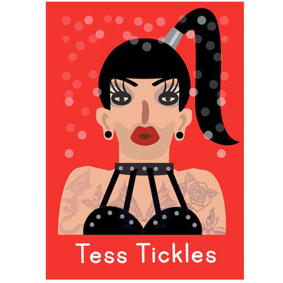 Life's A Drag - Tess Tickles Greetings Card