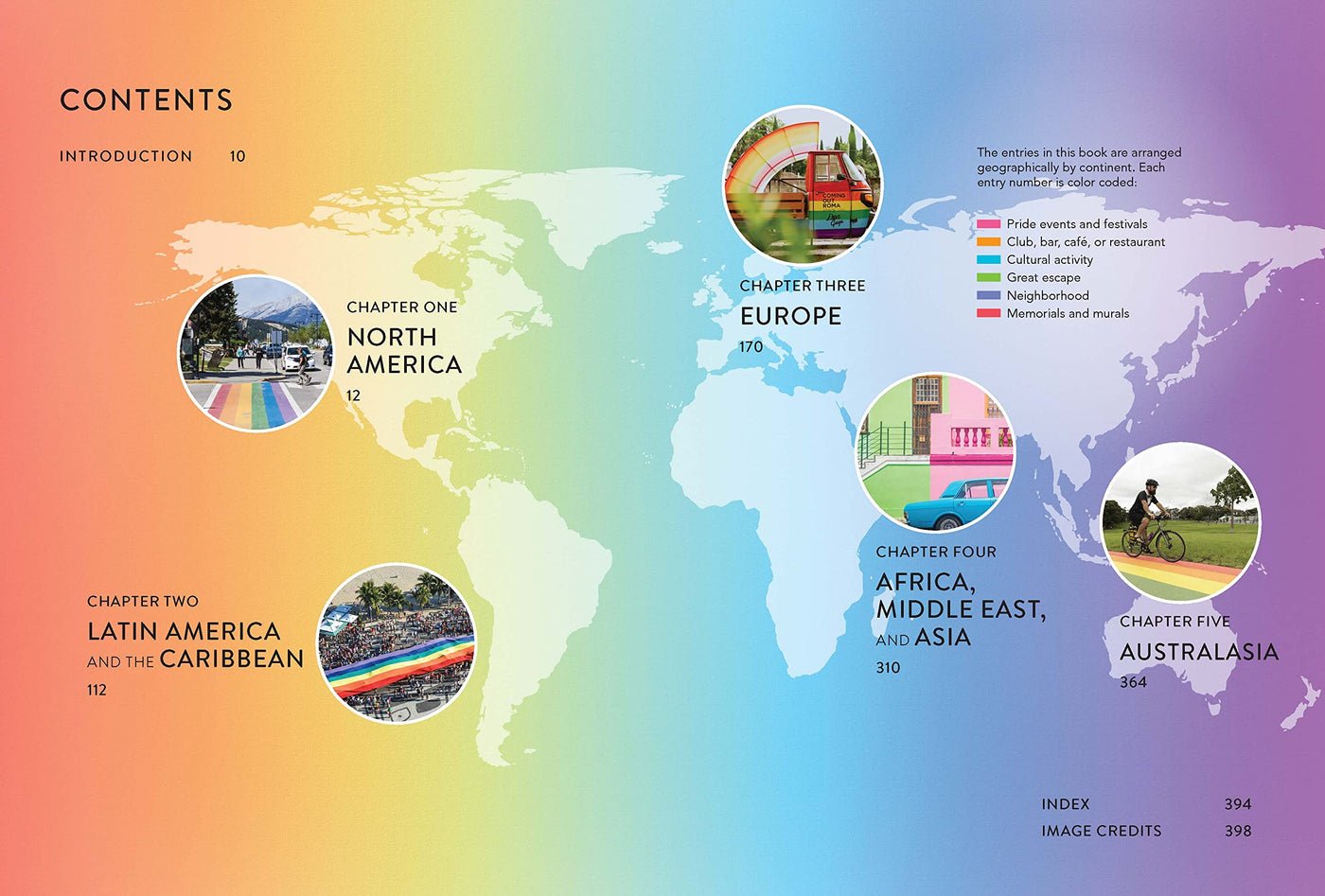 The Pride Atlas - 500 Iconic Destinations for Queer Travellers Book