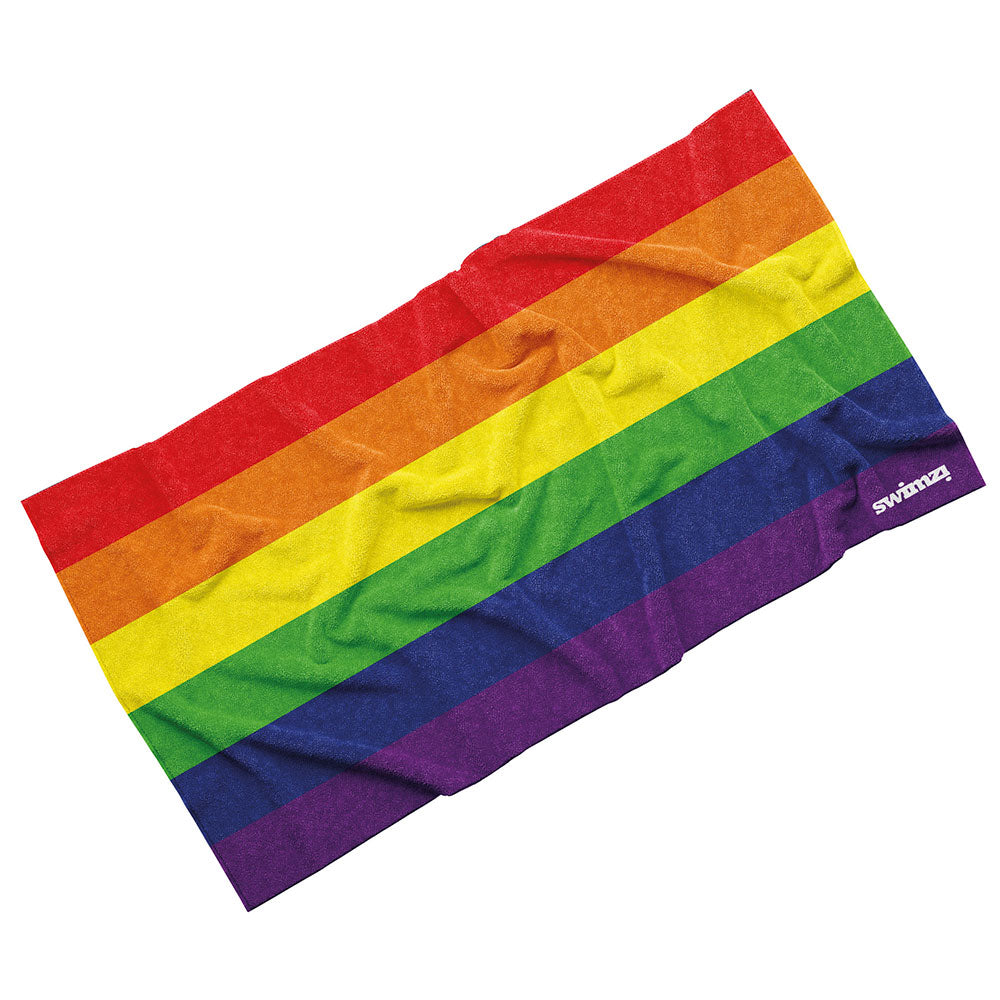 Prequal Cotton Beach/Bath Towel - Gay Pride Rainbow Flag