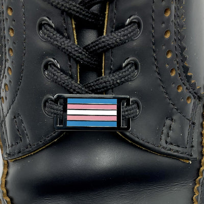 Shoelace Tags - Transgender Flag