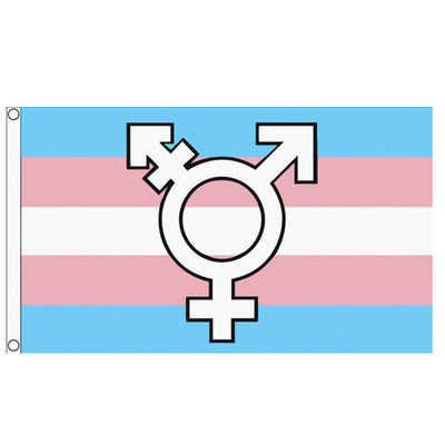 Transgender Symbol Flag (5ft x 3ft Premium)