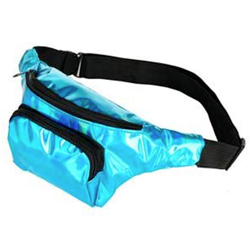 Festival Bumbag - Turquoise Holographic