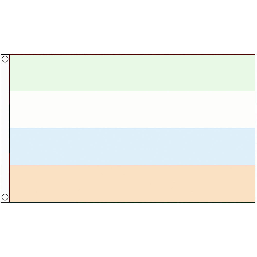 Unlabelled Pride Flag (5ft x 3ft Premium)