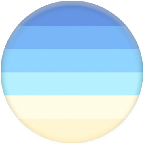 Uranic Flag Small Pin Badge